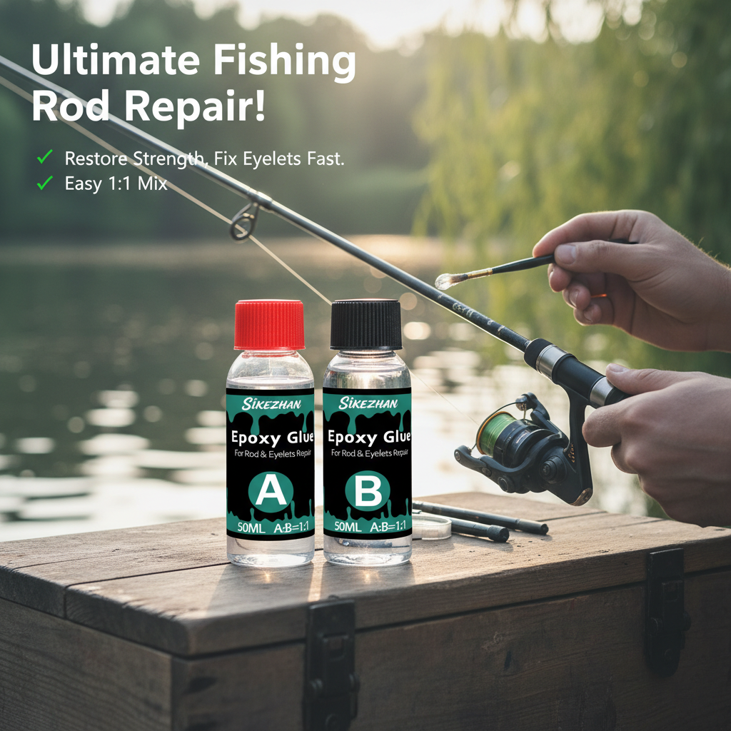 Fishing Rod Guide Replacement - AB Epoxy 1:1 for Fishing Rod