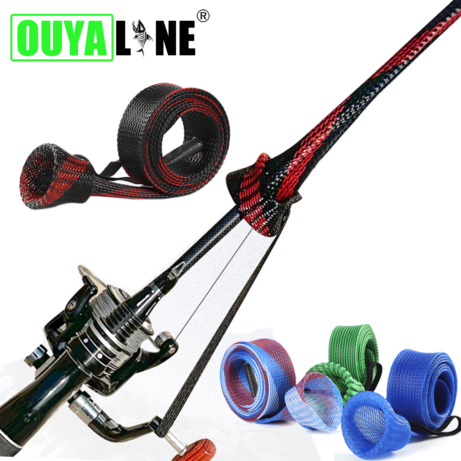 Fishing Rod Case - OUYALINE Fishing Rod Protective Sleeves Rod