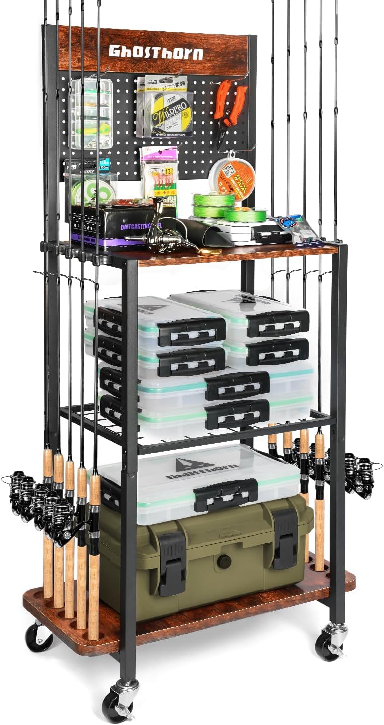 Fishing Rod Holder - Fishing Rod Holder for Garage -