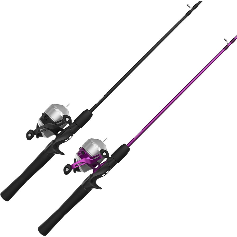 Fishing Rod Combo - 5-6ft Two-Piece Spincast Fishing Rod Combo,