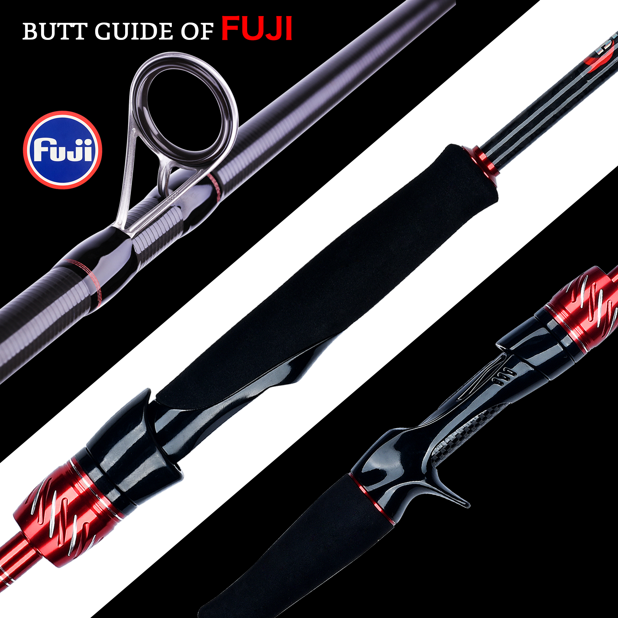 BIUTIFU Spinning Casting Fuji  – обзор и цена Fishing Rod Surf