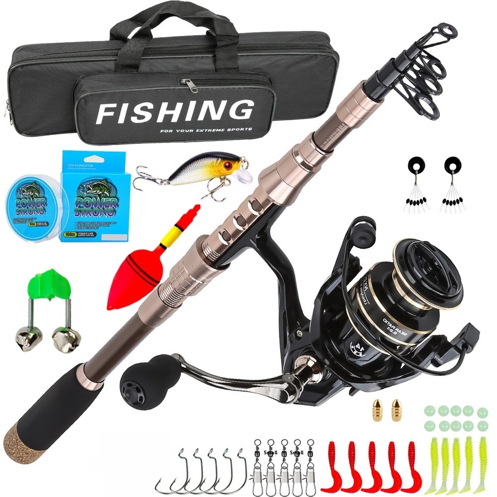 1.8m Carbon Fiber Fishing Rod  – обзор и цена Fishing Rod Combo