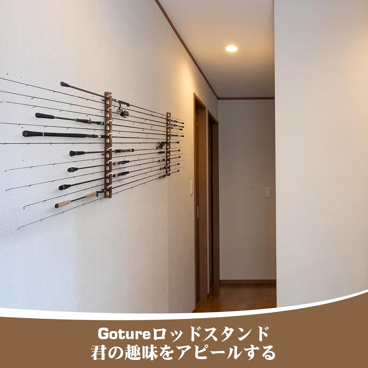 Goture Wood Fishing Rod Holder – обзор и цена Fishing Rod Rack