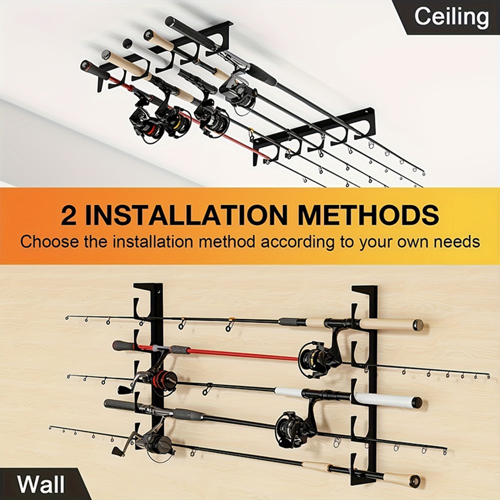 B48B-Wall/Ceiling Mount Fishin – обзор и цена Fishing Rod Rack