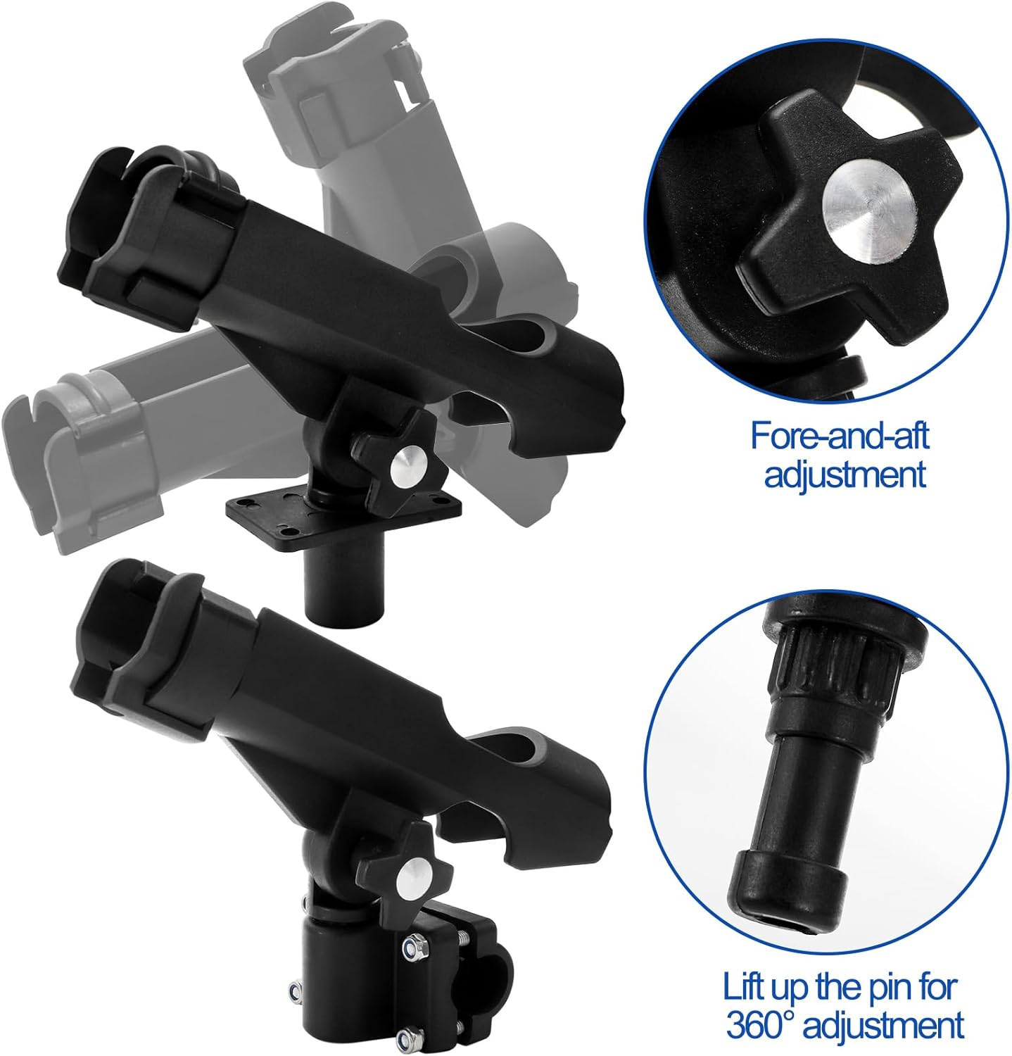 2 Pack Fishing Rod Holder with – обзор и цена Fishing Rod Combo