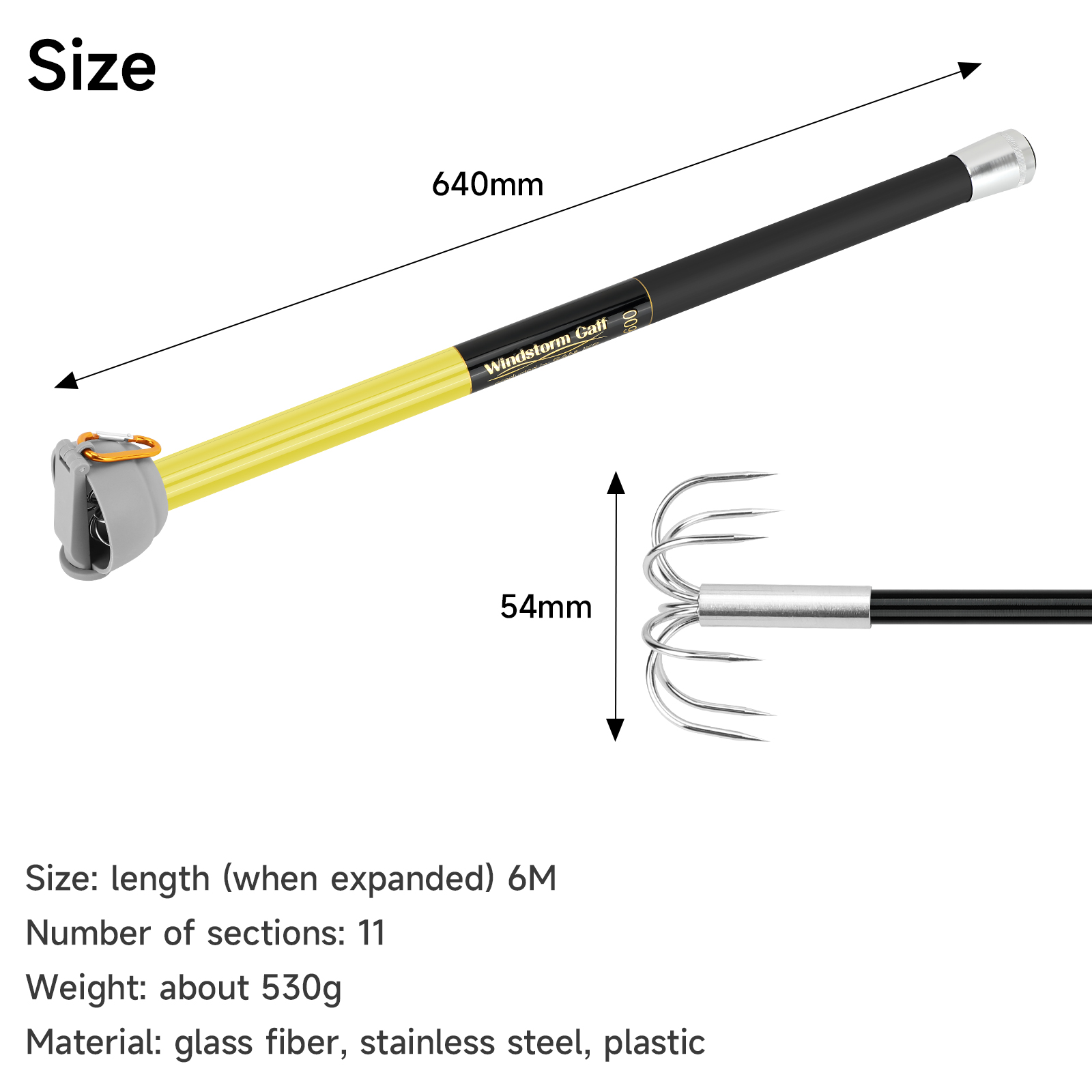 SANLIKE 6M Telescopic Squid Ro – обзор и цена Fishing Rod Carbon Fiber