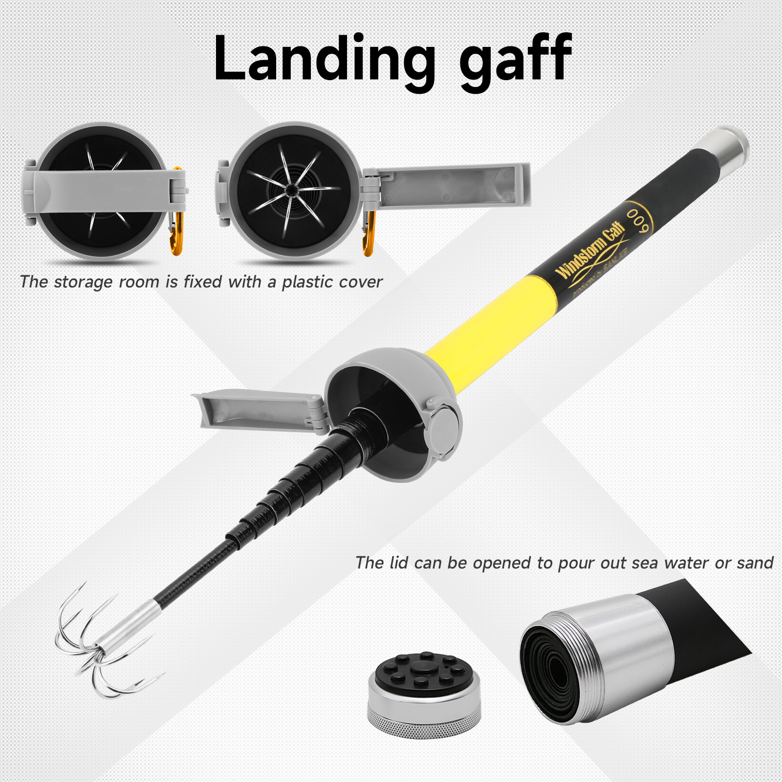 SANLIKE 6M Telescopic Squid Ro – обзор и цена Fishing Rod Carbon Fiber