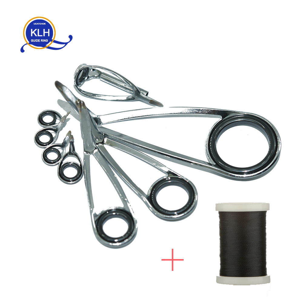 8pcs/Kit KLH Bracket Stainless – обзор и цена Fishing Rod Repair Kit
