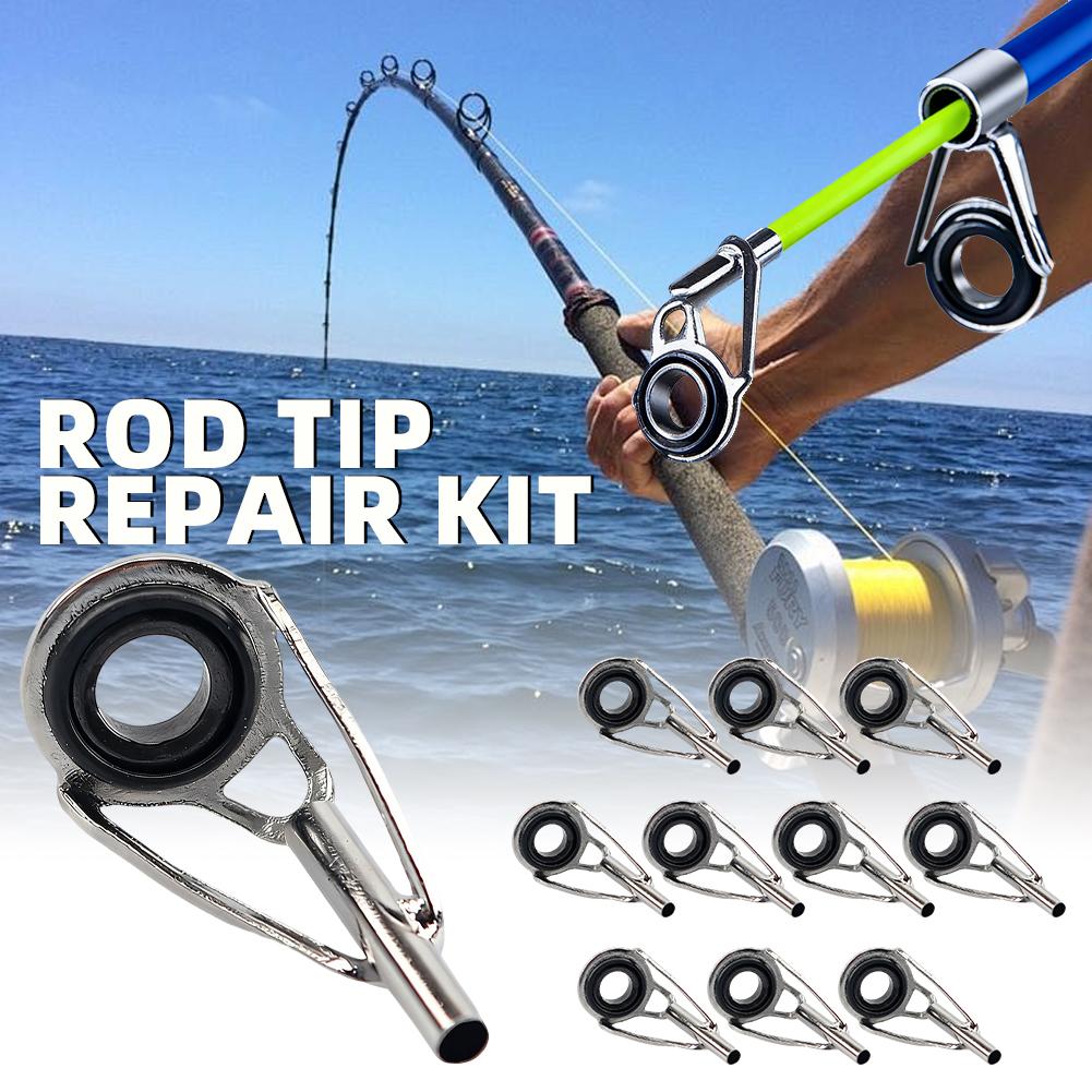 Rod Tip Repair Kit 10pcs Fishi – обзор и цена Fishing Rod Casting