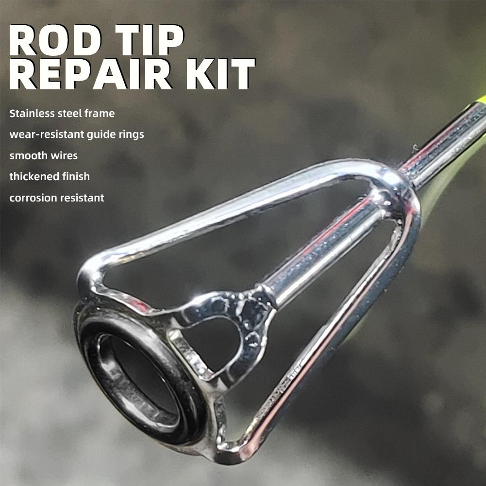 Rod Tip Repair Kit 10pcs Fishi – обзор и цена Fishing Rod Casting