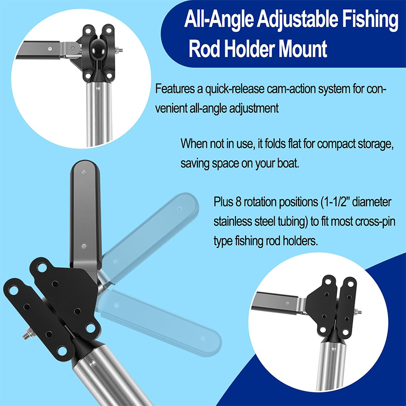All-Angle Adjustable Fish Rod  – обзор и цена Fishing Rod Boat