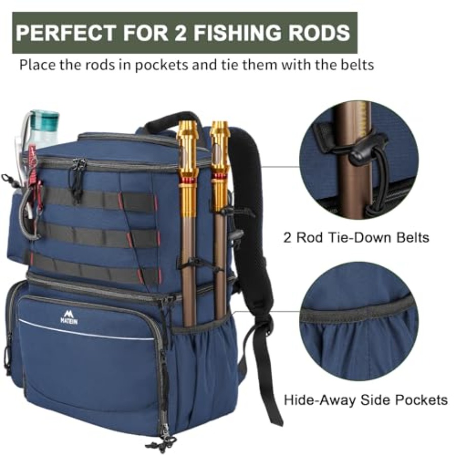Fishing Backpack, Water Resist – обзор и цена Fishing Rod Holder