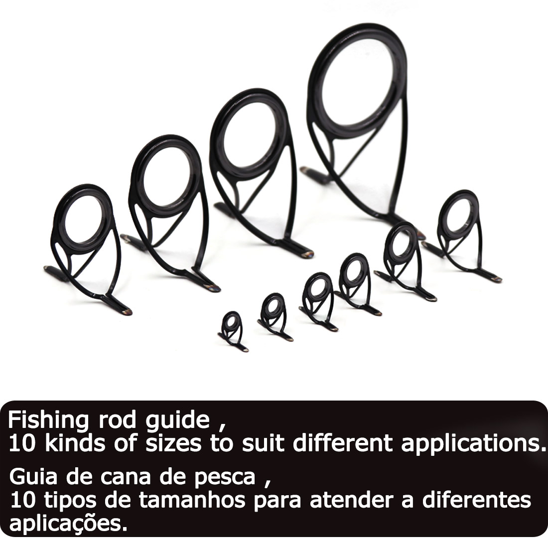 9KM OB Curved Rod Guide Kit 10 – обзор и цена Fishing Rod Casting