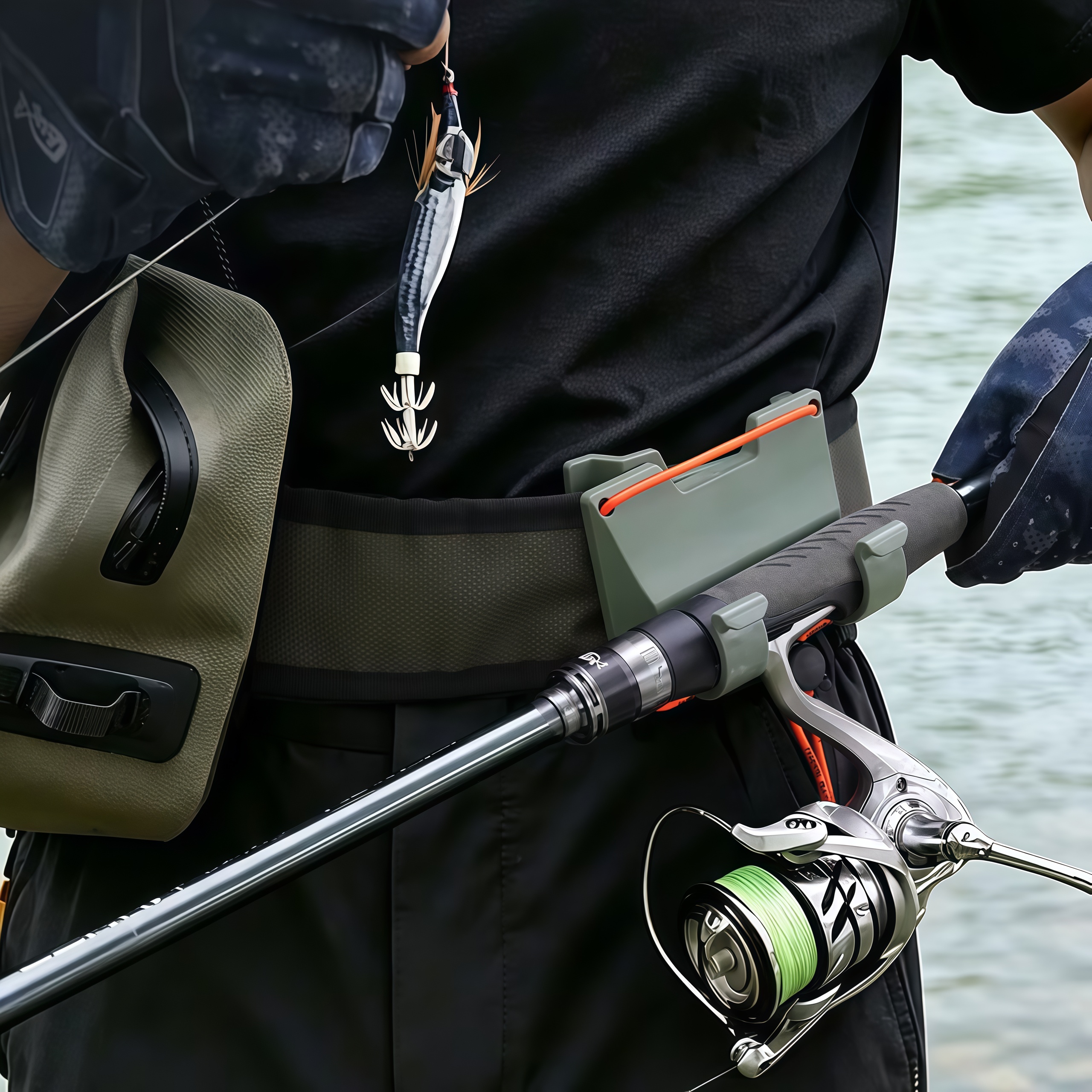DEUKIO Outdoor Belt Clip Rod H – обзор и цена Fishing Rod Fly