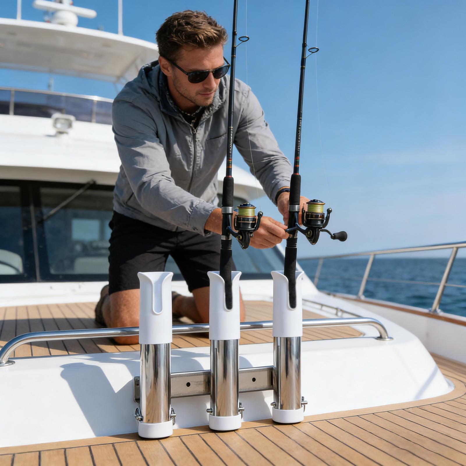 Rod Holder For Boat 3 Tube Lin – обзор и цена Fishing Rod Rack