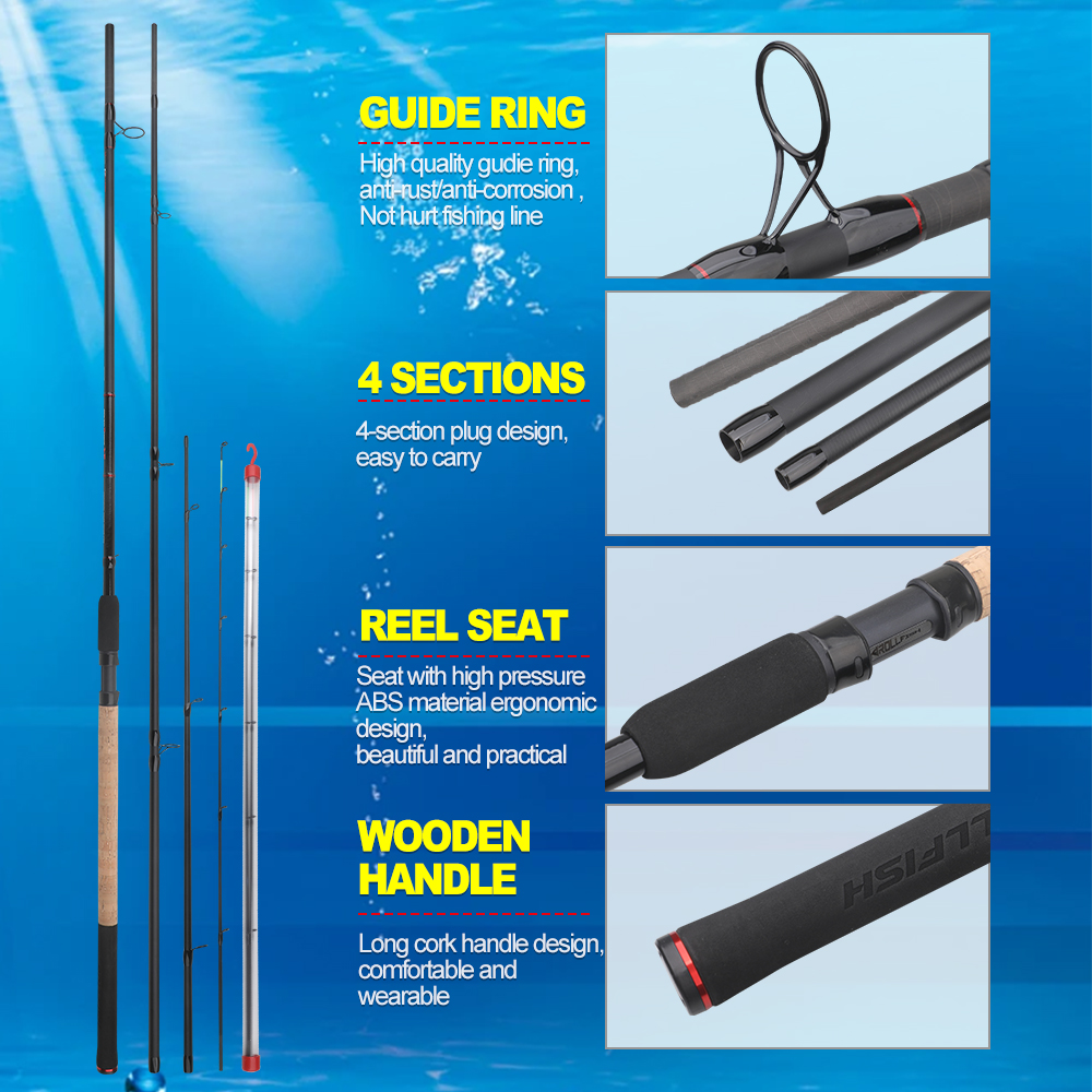 ROLLFISH 3.6m/3.9m Carbon Feed – обзор и цена Fishing Rod Tip Replacement