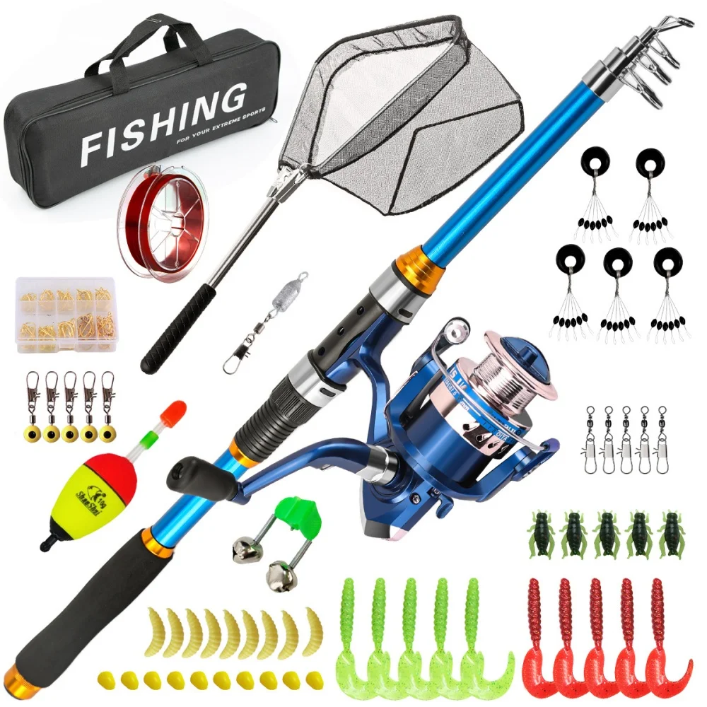 2.1-3.6M Telescopic Glass Fibe – обзор и цена Fishing Rod Spinning