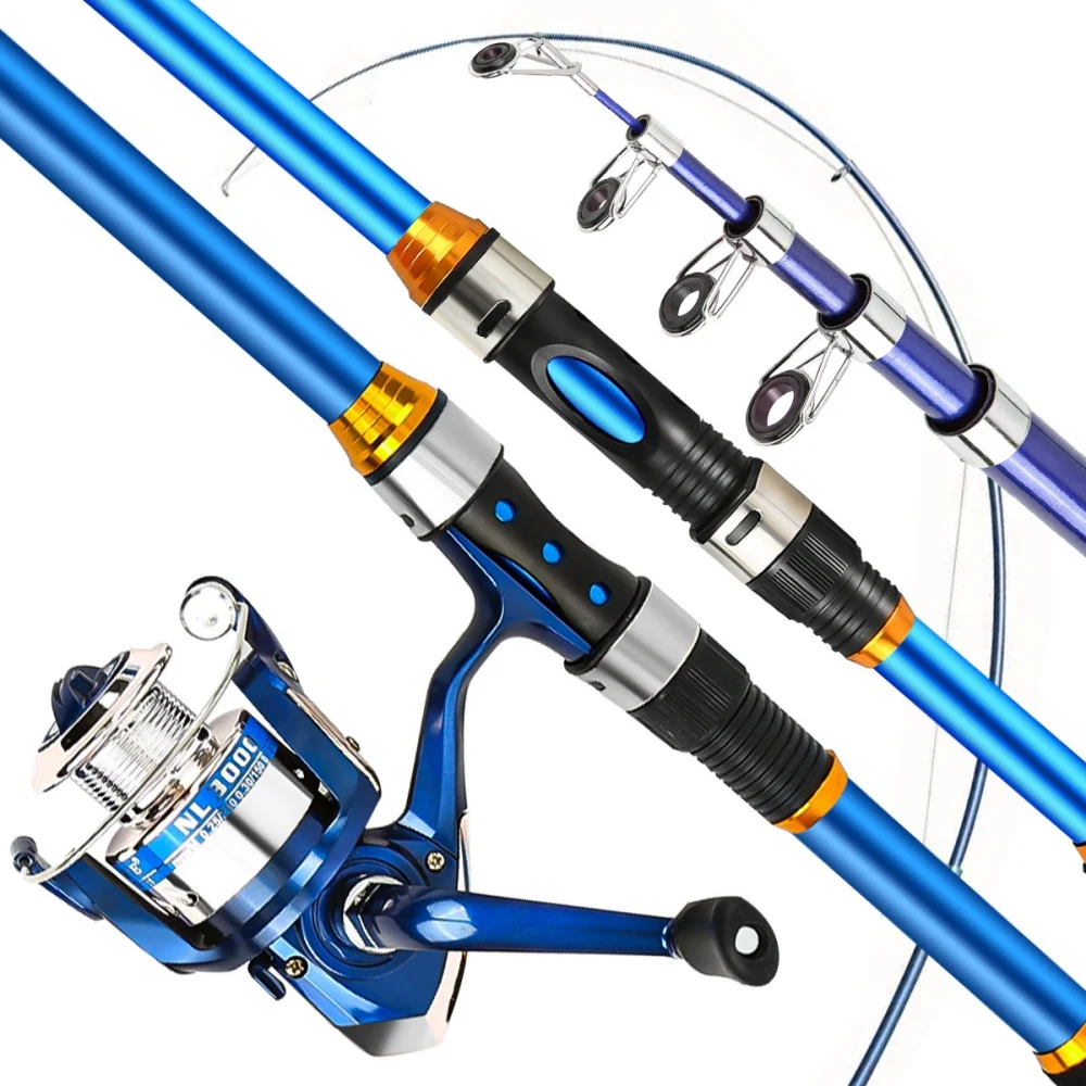2.1-3.6M Telescopic Glass Fibe – обзор и цена Fishing Rod Spinning