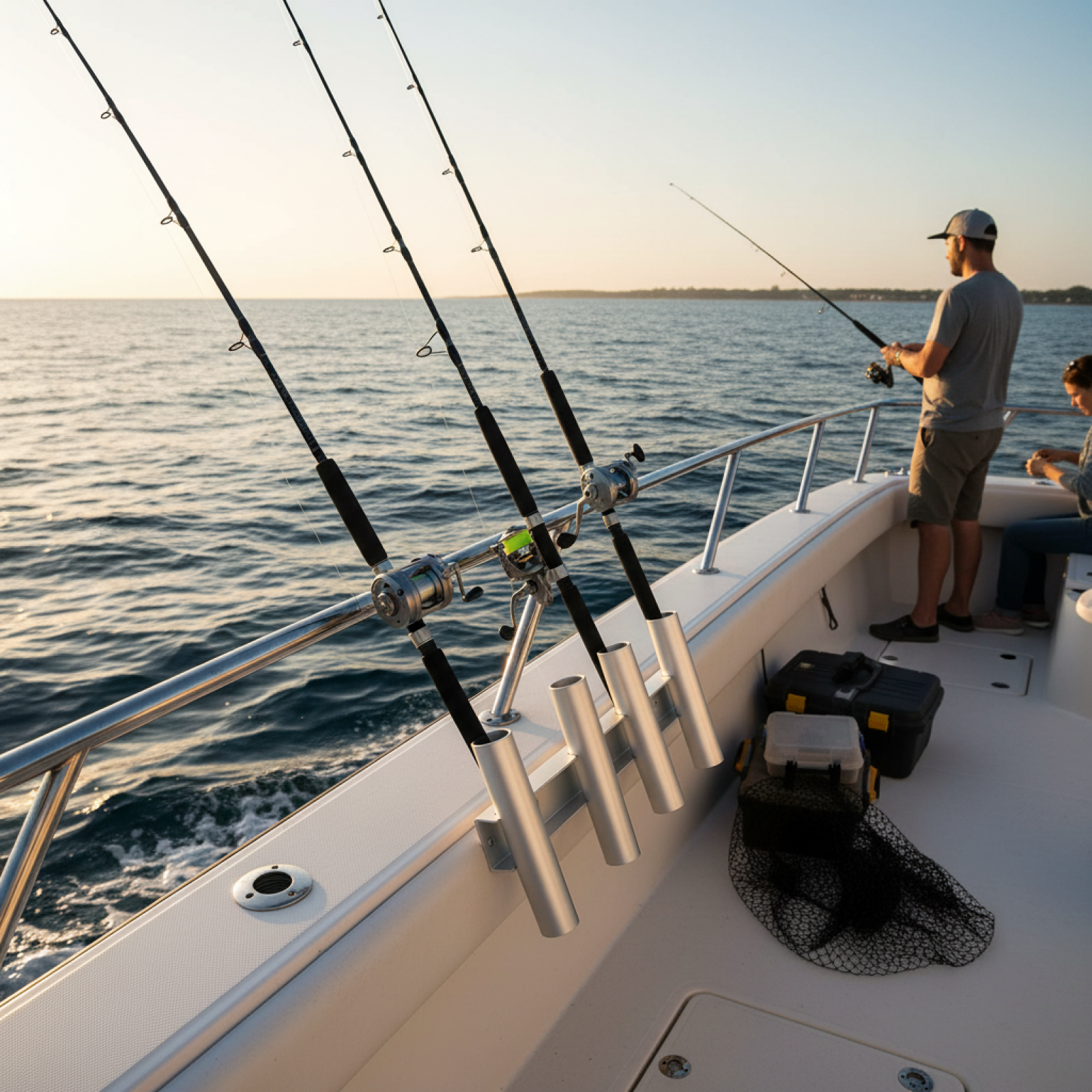 Marine Fishing Rod Rack Alumin – обзор и цена Fishing Rod Rack
