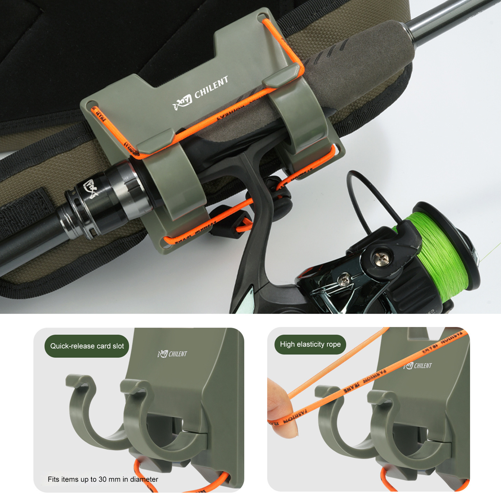 Outdoor Belt Clip Rod Holder H – обзор и цена Fishing Rod Fly