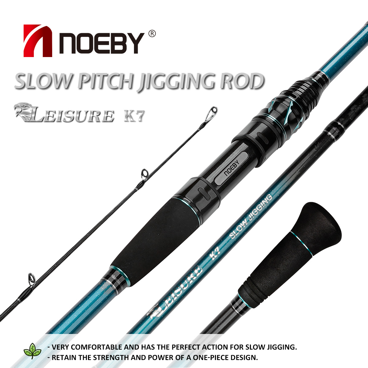 NOEBY K7 Slow Pitch Jigging Fi – обзор и цена Fishing Rod Surf