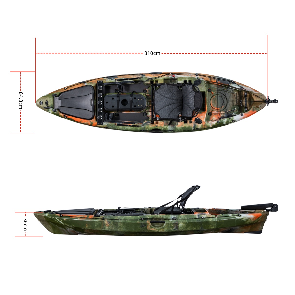 First-class Single Fishing Kay – обзор и цена Fishing Rod Boat