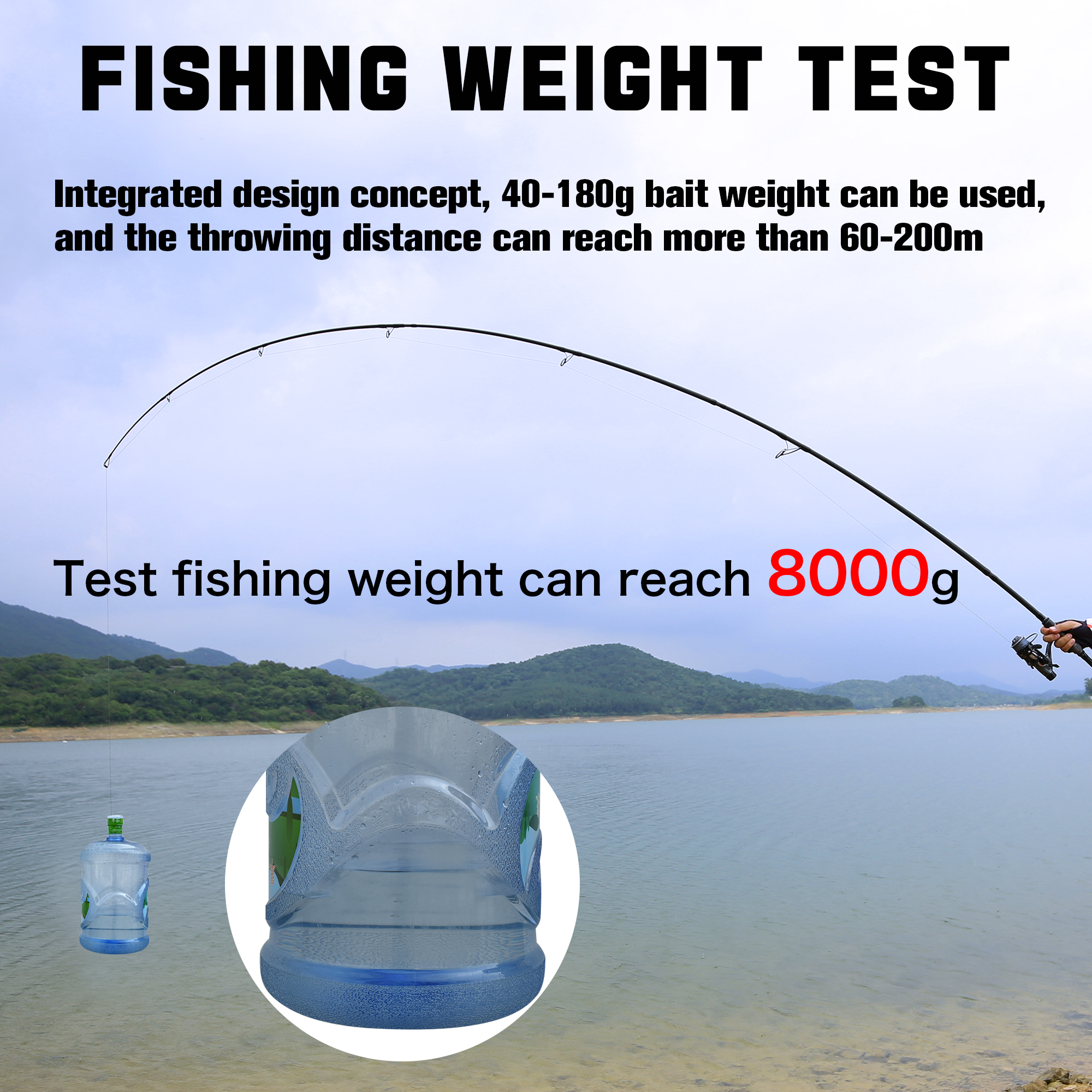 BIUTIFU BIGFISH Carp Surfcasti – обзор и цена Fishing Rod Surf