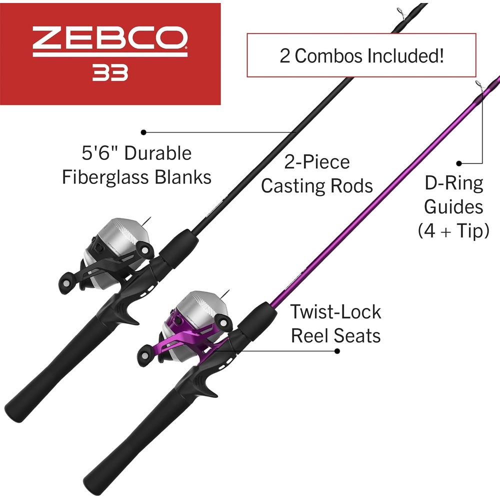 5-6ft Two-Piece Spincast Fishi – обзор и цена Fishing Rod Combo