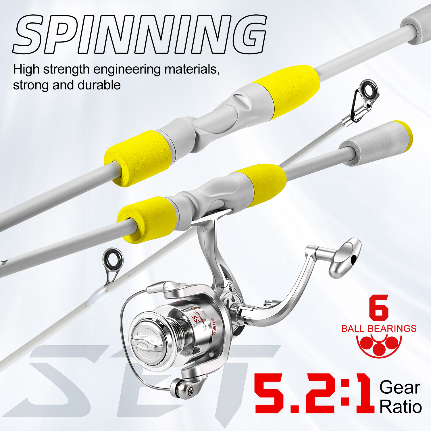 Sougayilang 2section Spinning  – обзор и цена Fishing Rod Carbon Fiber