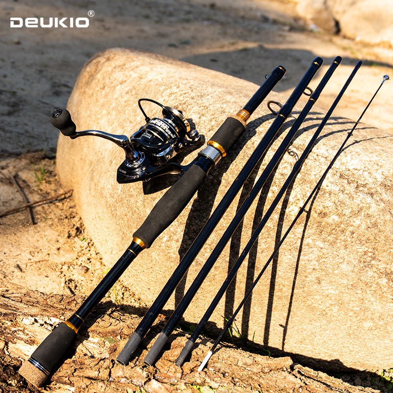 DEUKIO Fishing Rod Reel Combo  – обзор и цена Fishing Rod Carbon Fiber