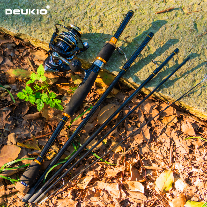 DEUKIO Fishing Rod Reel Combo  – обзор и цена Fishing Rod Carbon Fiber