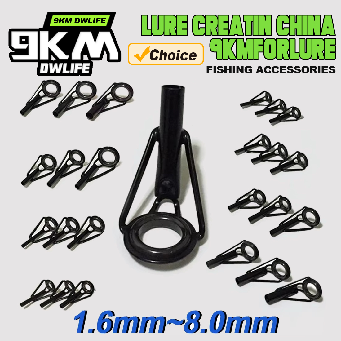 5Pcs Fishing Rod Tip Guides Re – обзор и цена Fishing Rod Tip Replacement