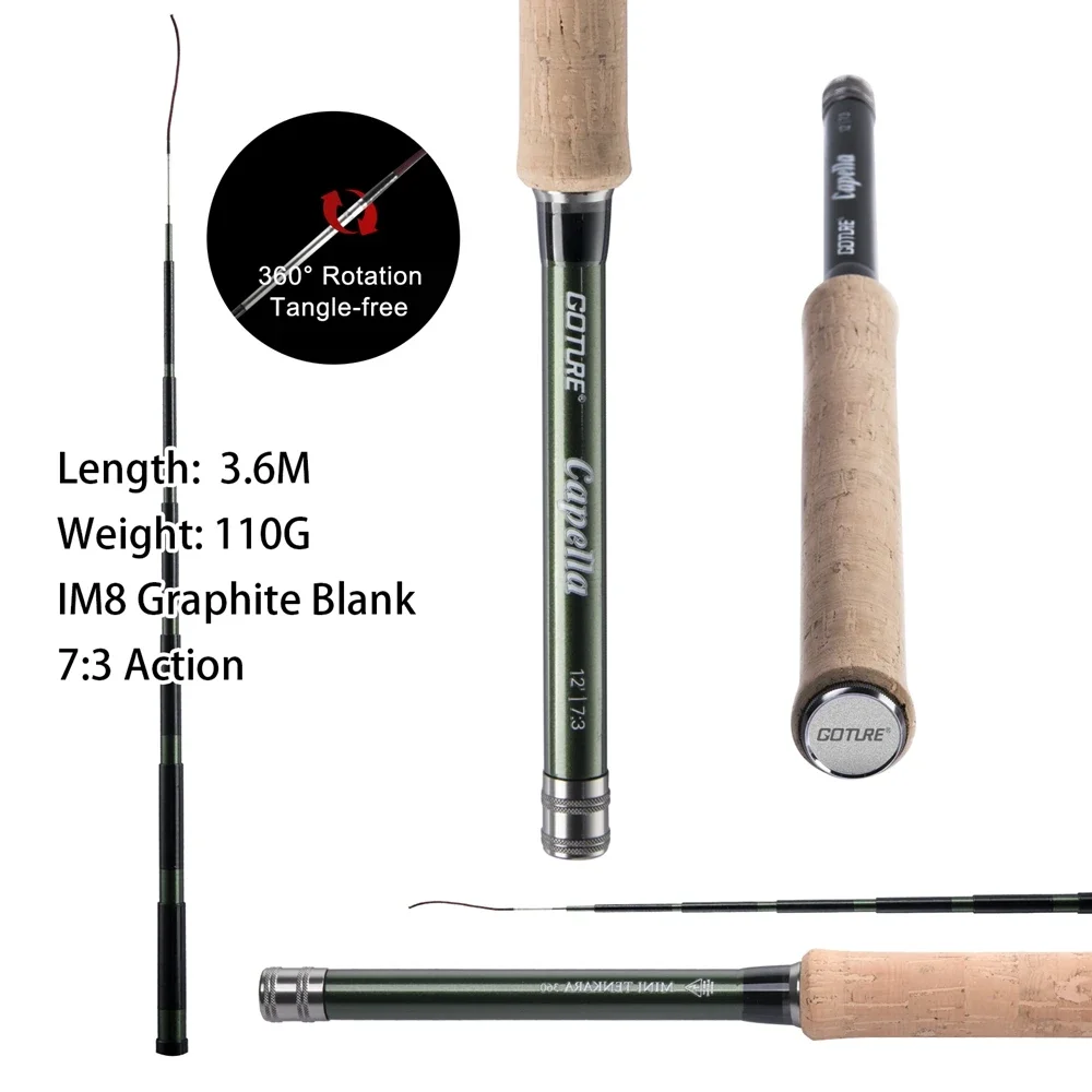 Goture 12FT Classical Tenkara  – обзор и цена Fishing Rod Combo